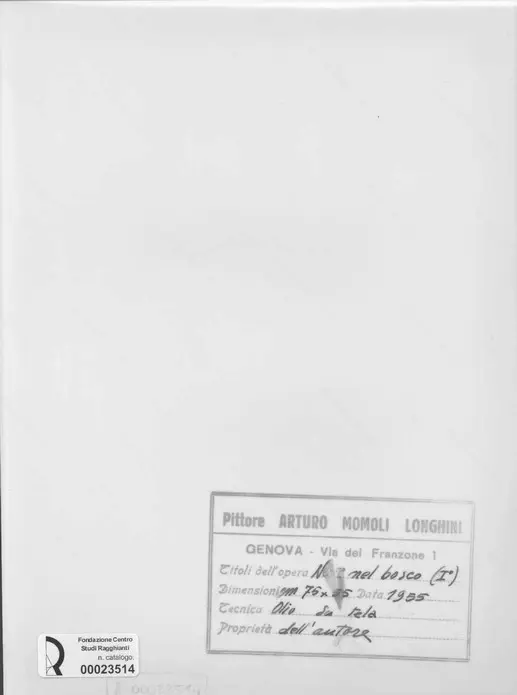 Anonimo, Anonimo , retro