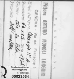 Anonimo, Anonimo , retro