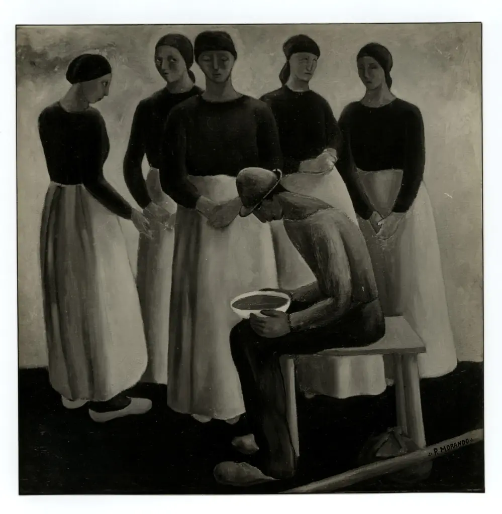 Giacomelli , Morando, Pietro - sec. XX - Il povero , fronte