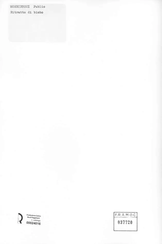 Anonimo, Anonimo , retro