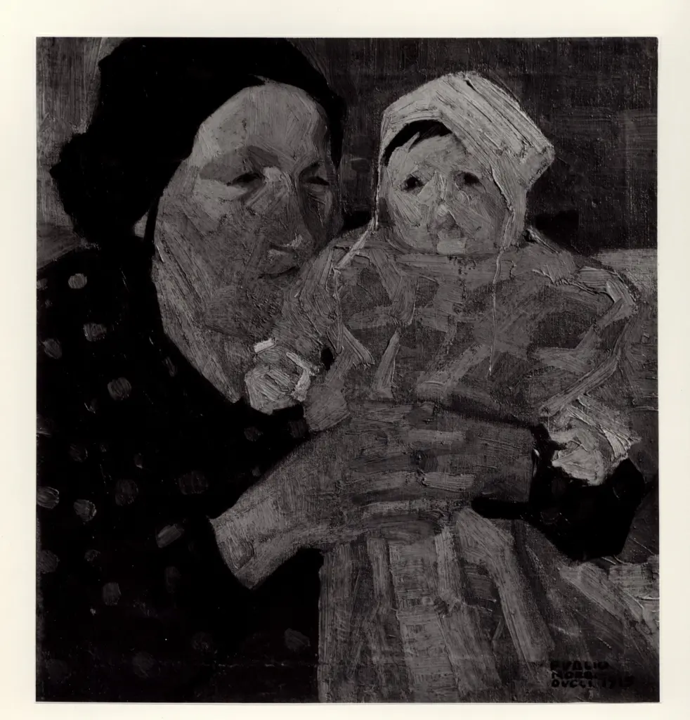 Morbiducci, Publio , Donna com bambino