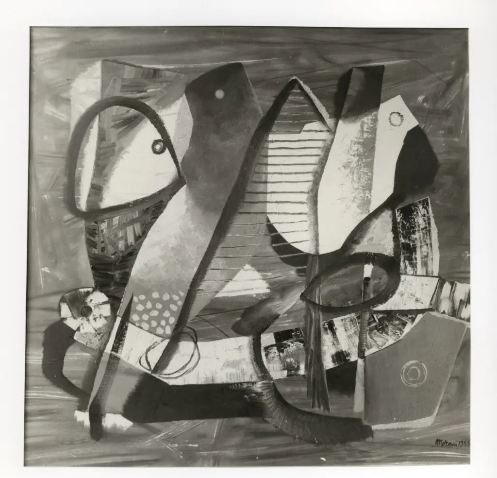 Anonimo , Moreni, Mattia - sec. XX - Battello da pesca , fronte