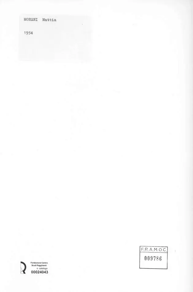 Anonimo , Moreni, Mattia - sec. XX - Arte astratta , retro