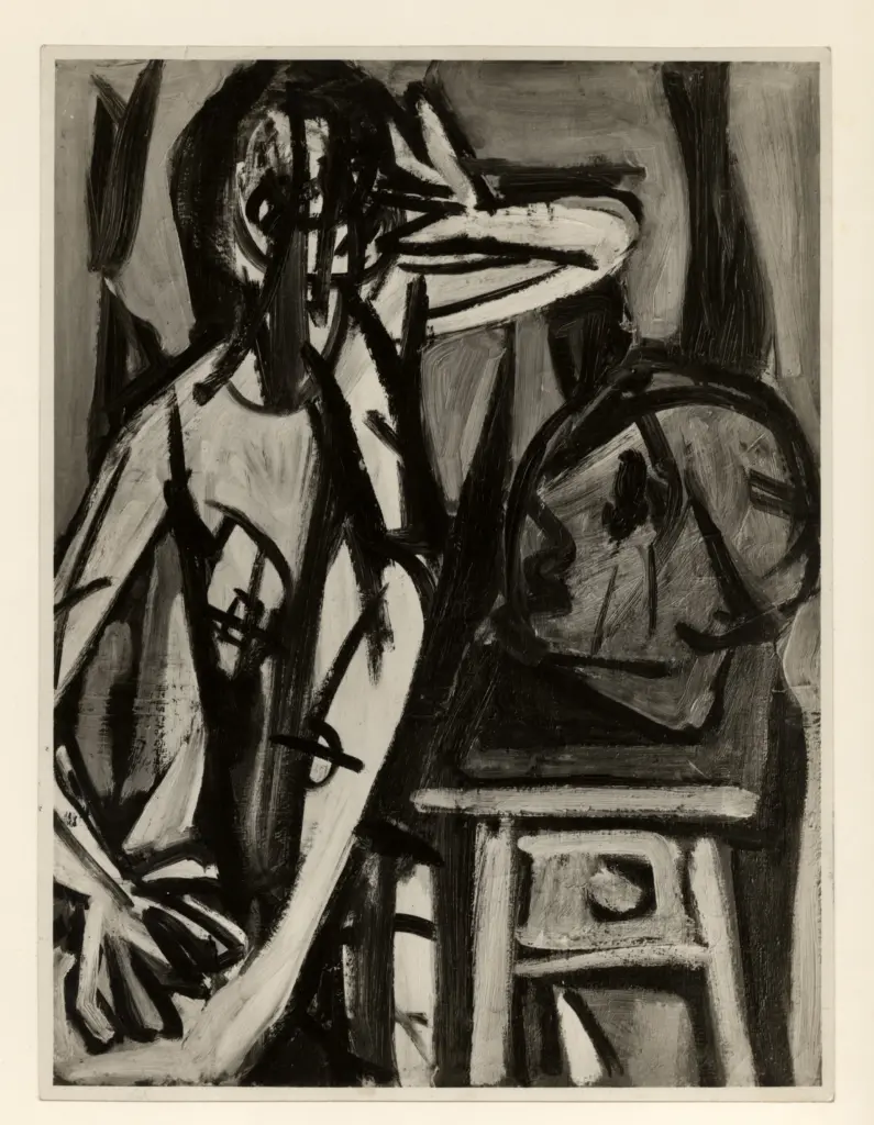 Morlotti, Ennio , Donna seduta