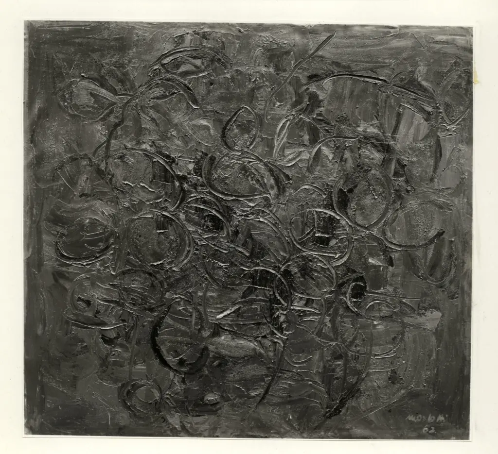 Morlotti, Ennio , Motivo in viola