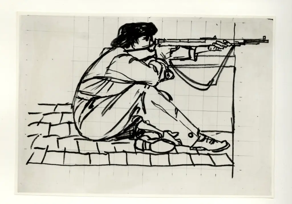 Mucchi, Gabriele , Uomo che spara