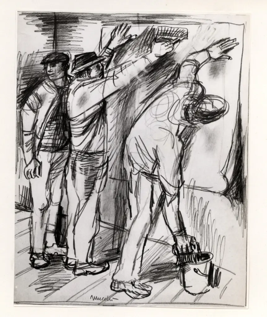 Anonimo , Mucchi, Gabriele - sec. XX - Attacchini , fronte