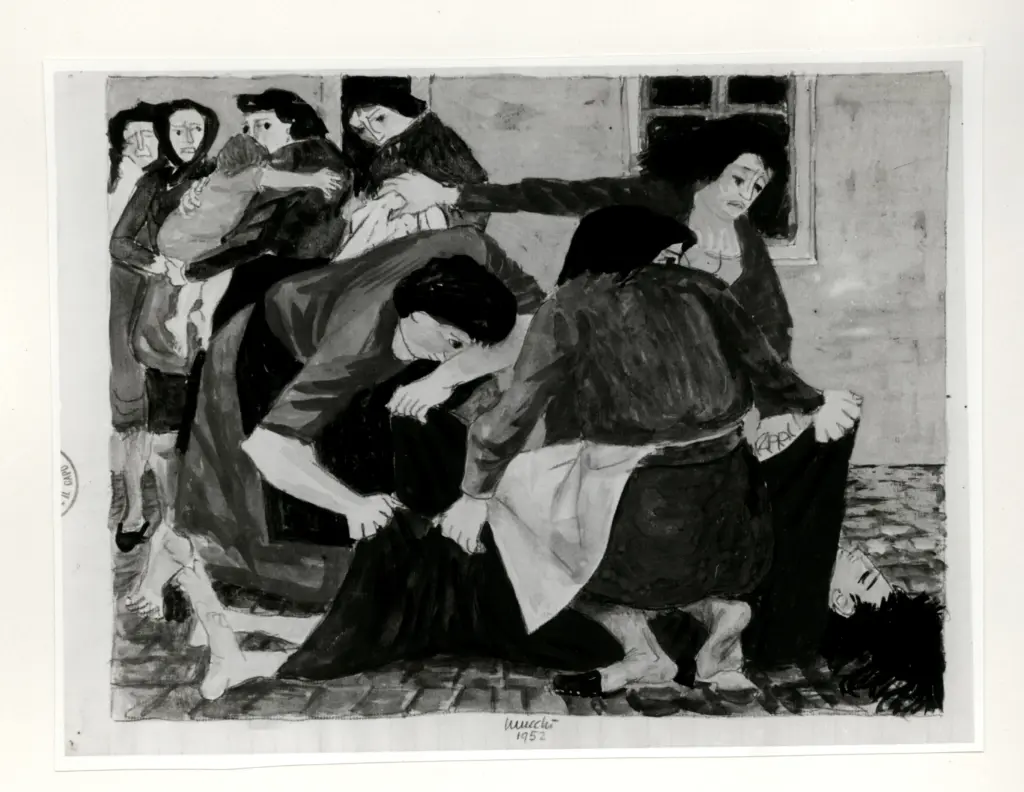 Mucchi, Gabriele , Donne che si consolano