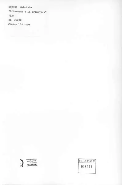 Anonimo, Anonimo , retro