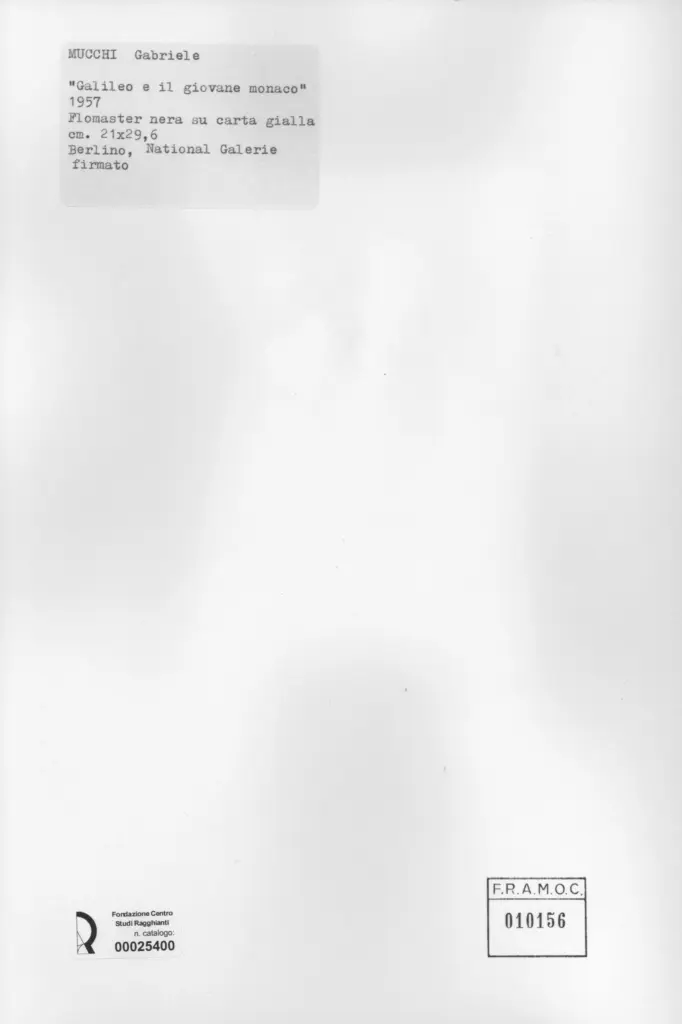 Anonimo , Mucchi, Gabriele - sec. XX - , retro