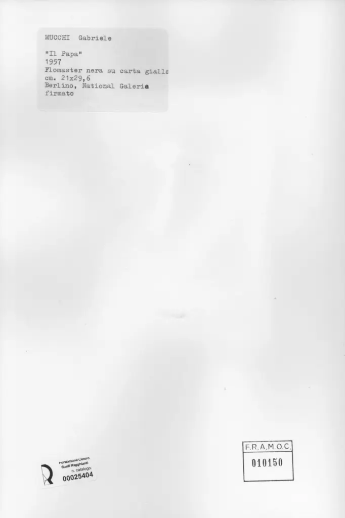 Anonimo, Anonimo , Mucchi, Gabriele - sec. XX - , retro