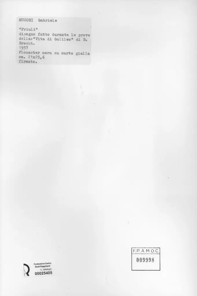 Anonimo , Mucchi, Gabriele - sec. XX -