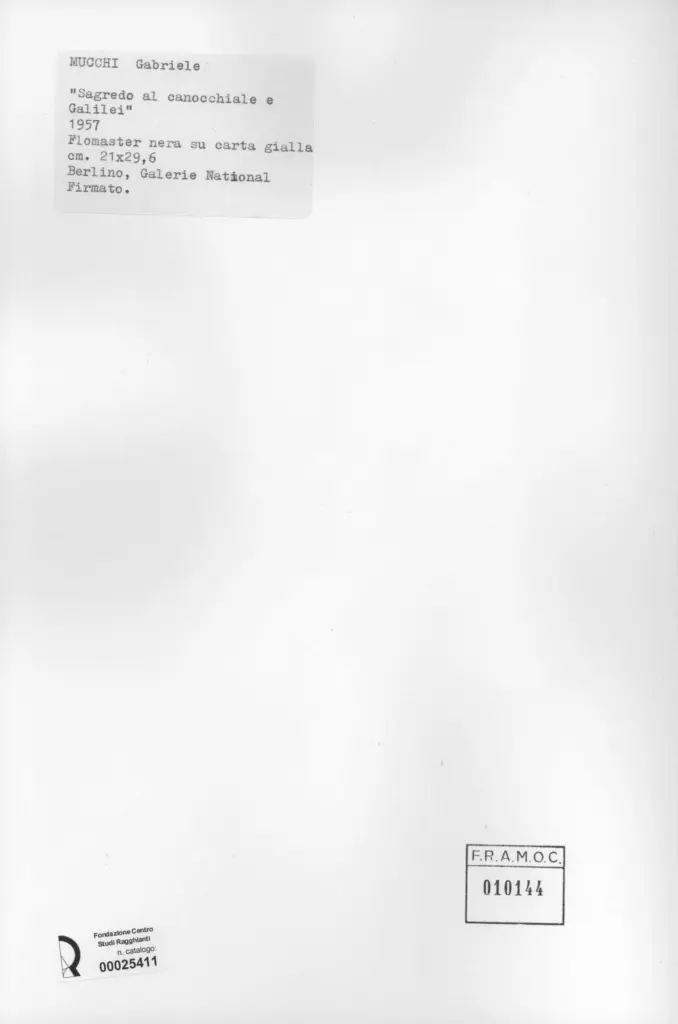 Anonimo, Anonimo , Mucchi, Gabriele - sec. XX - , retro