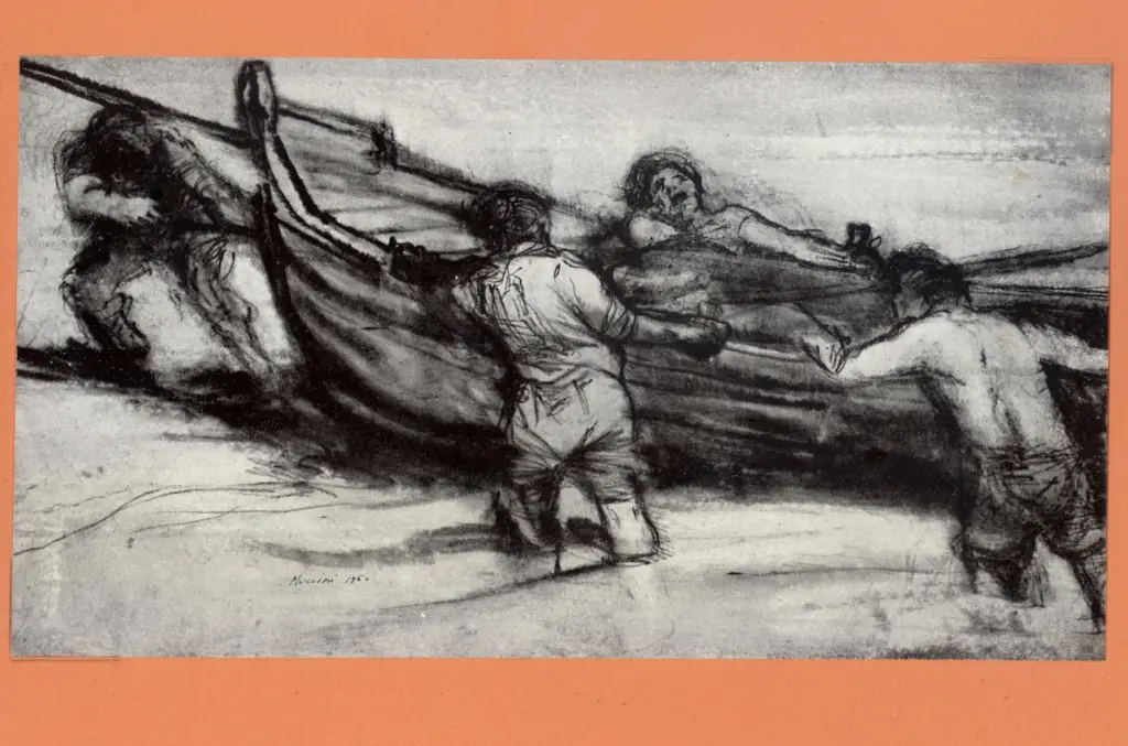 Anonimo , Muccini, Marcello - sec. XX - Approdo , fronte