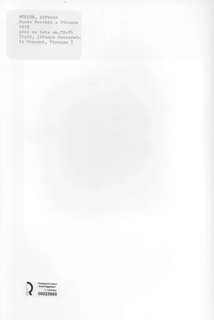 Anonimo , Muller, Alfredo - sec. XX , retro