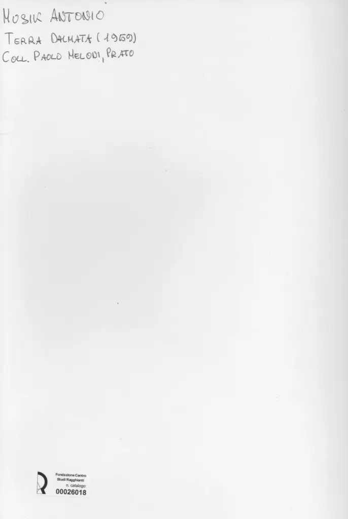 Anonimo , Music, Antonio - sec. XX - Terra dalmata , retro