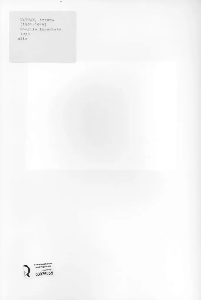 Anonimo , Nathan, Arturo - sec. XX - Scoglio incantato , retro