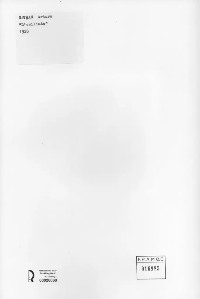 Anonimo, Anonimo , retro