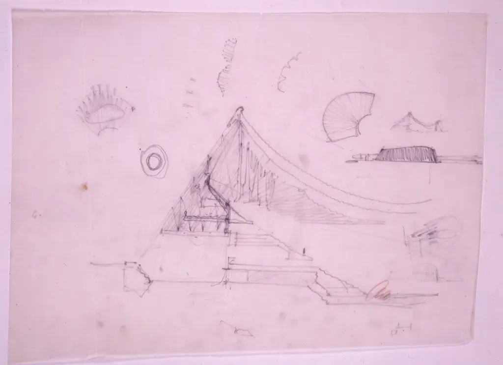 Aalto, Alvar , Foglio di schizzi