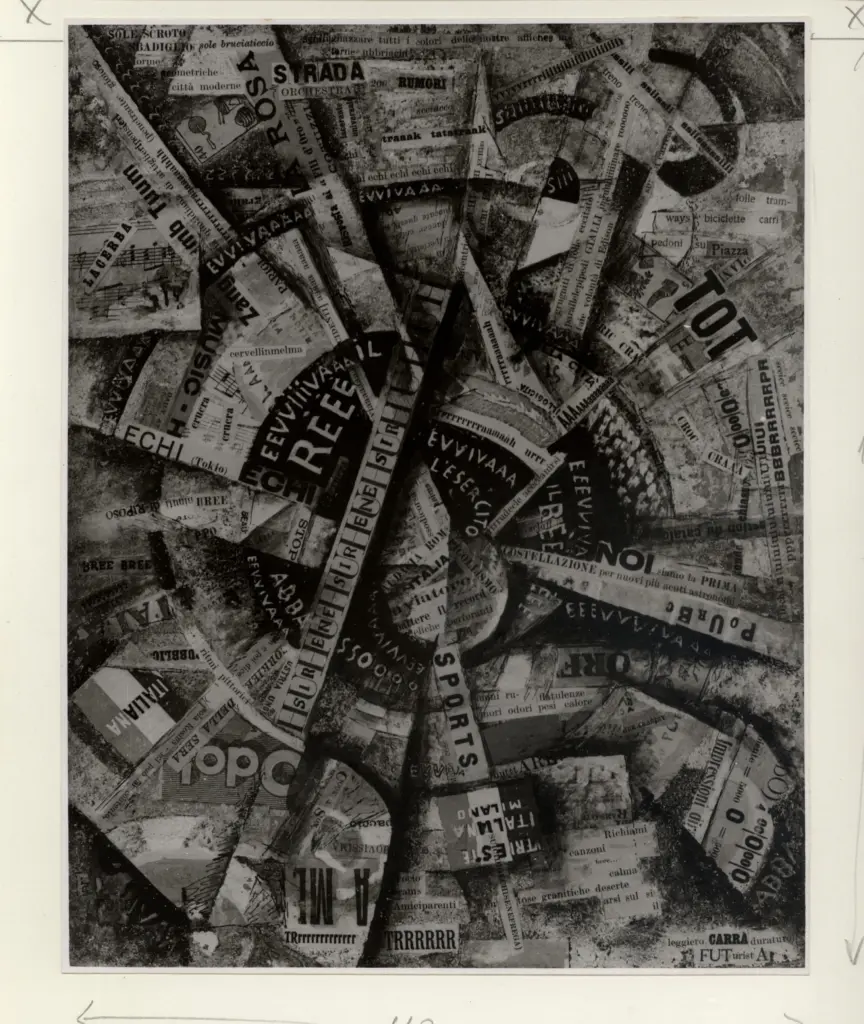 Anonimo , Carr&agrave;, Carlo - sec. XX - Manifestazione interventista , fronte