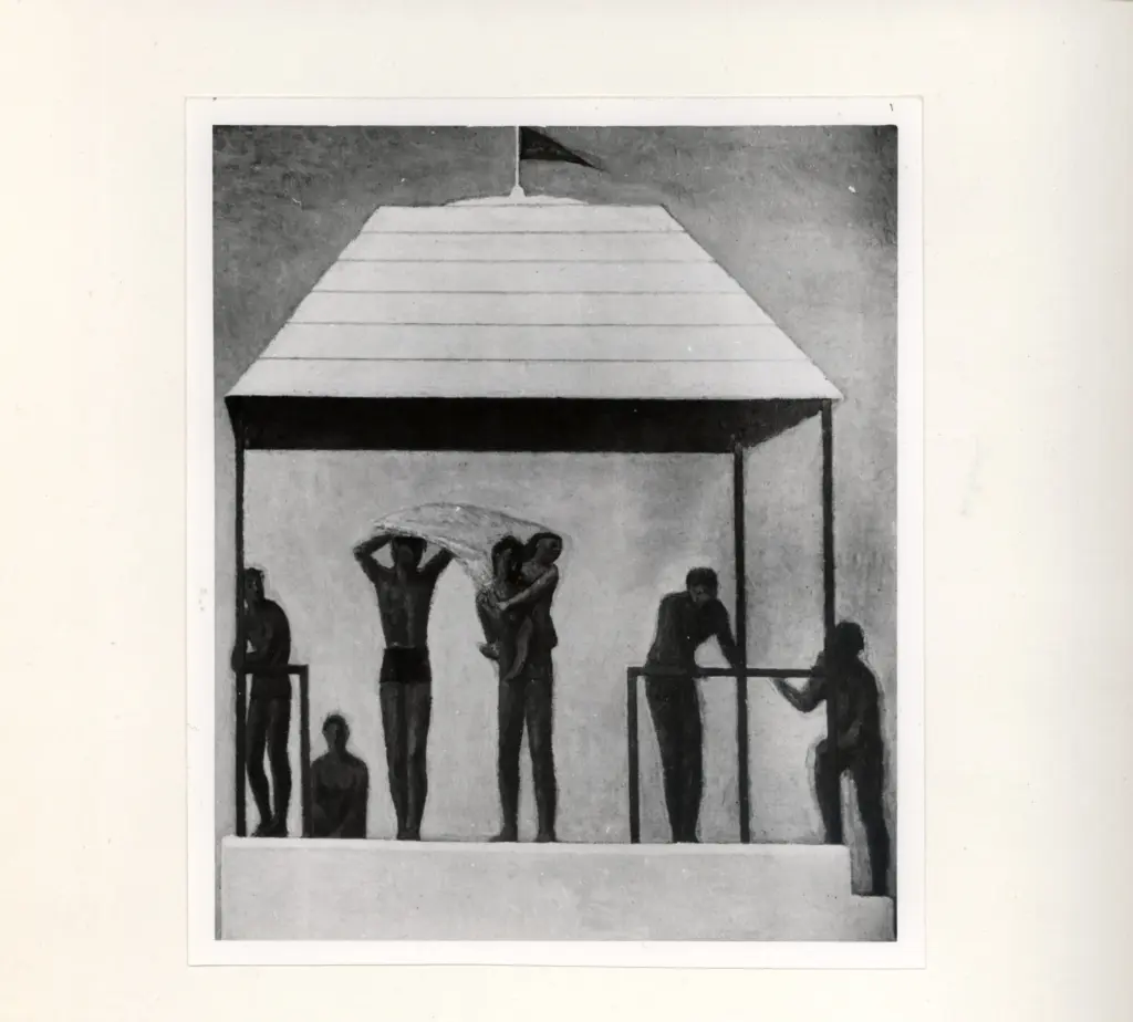 Anonimo , Capogrossi, Giuseppe - sec. XX - Temporale , fronte