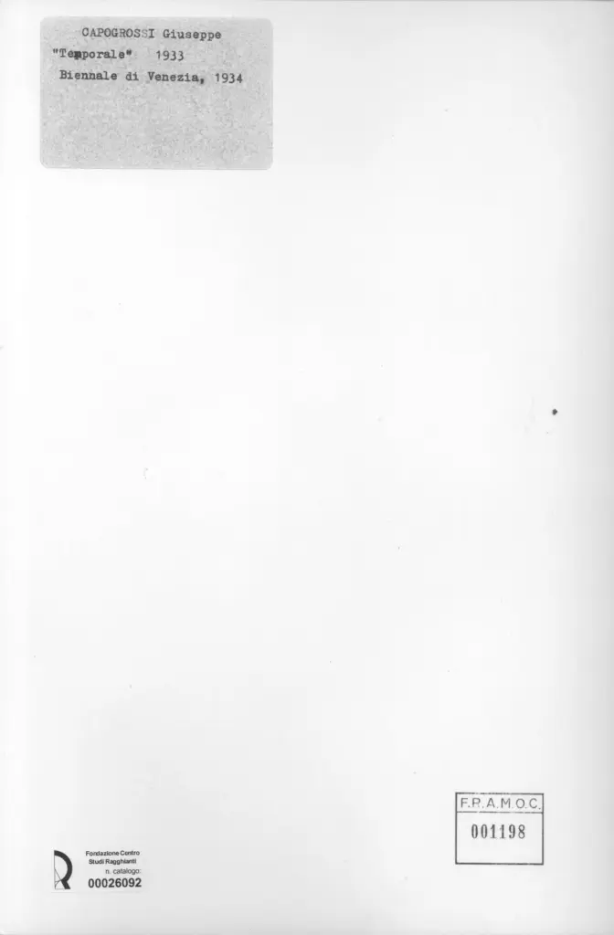 Anonimo, Anonimo , retro