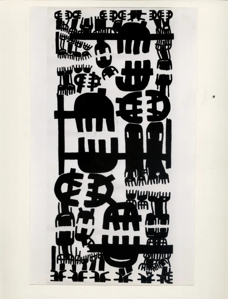 Anonimo , Capogrossi, Giuseppe - sec. XX - Superficie 4 , fronte