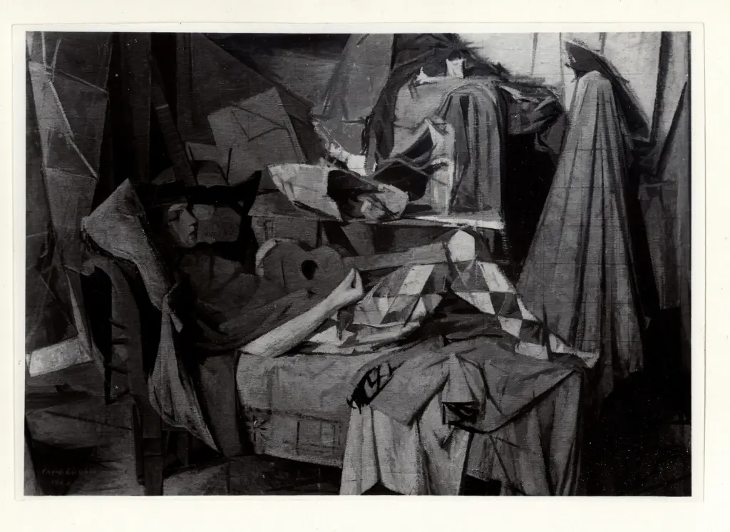 Giacomelli , Capogrossi, Giuseppe - sec. XX - Le due chitarre (incompiuto) , fronte