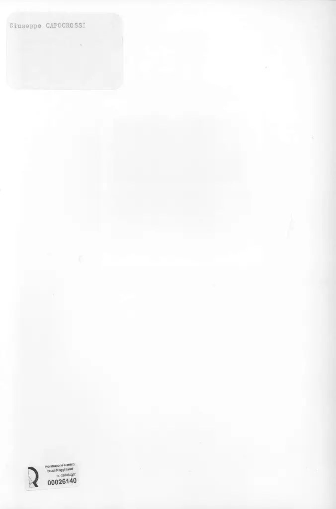 Anonimo, Anonimo , retro