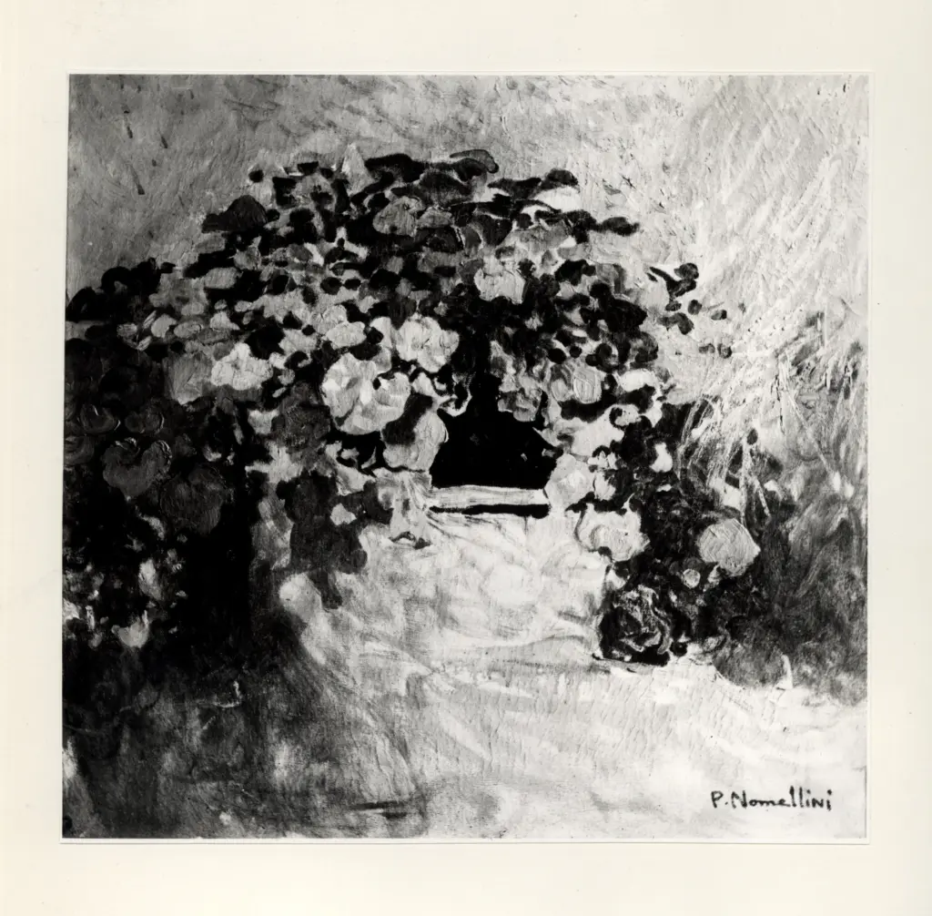 Anonimo , Nomellini, Plinio - sec. XX - Vaso di fiori , fronte