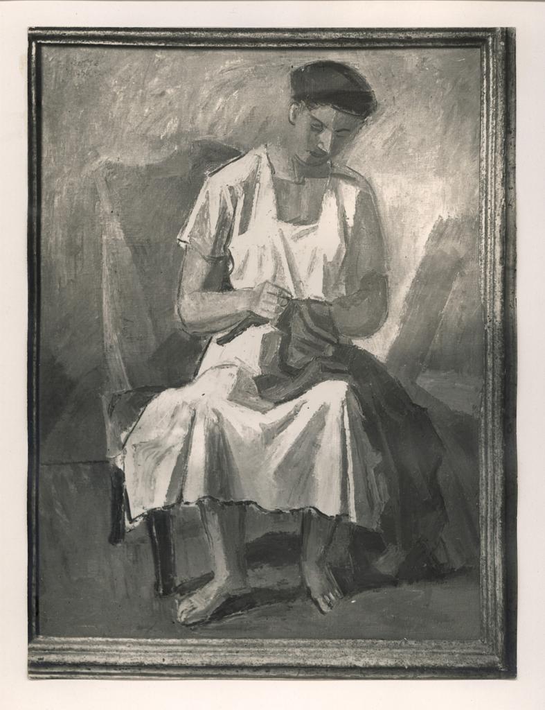 Anonimo , Notte, Emilio - sec. XX - Ritratto di donna , fronte