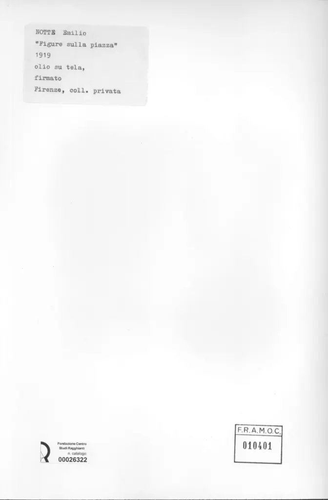 Anonimo , Notte, Emilio - sec. XX - , retro