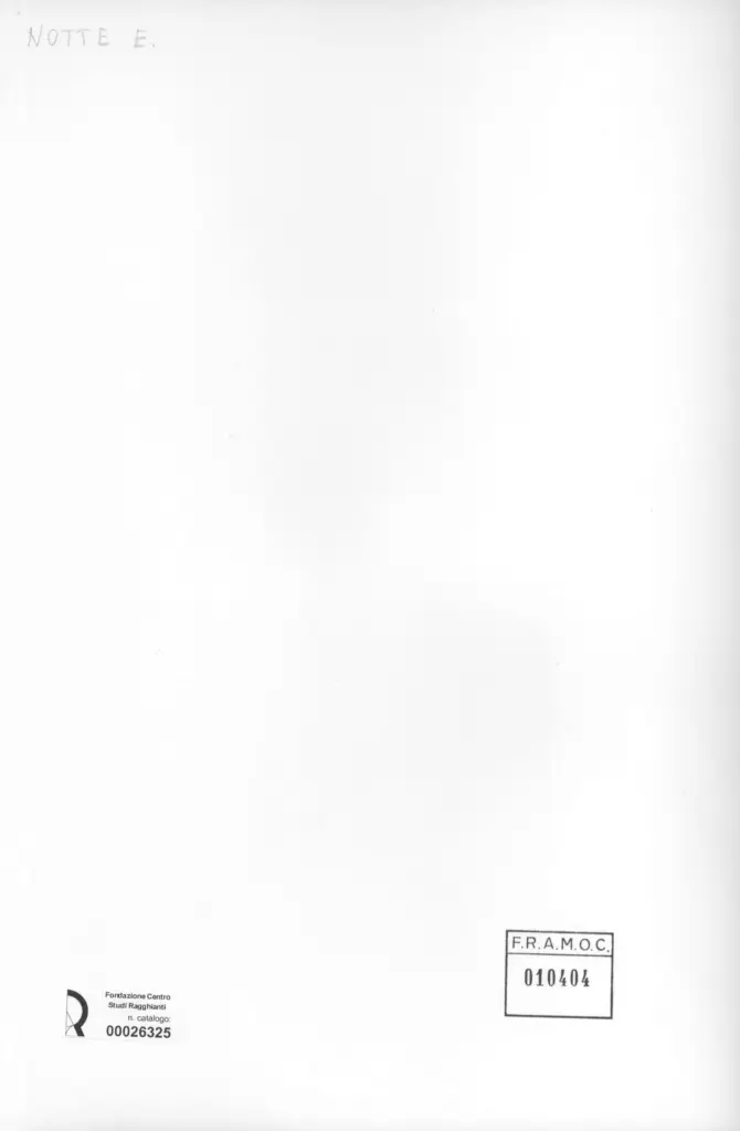 Anonimo, Anonimo , retro