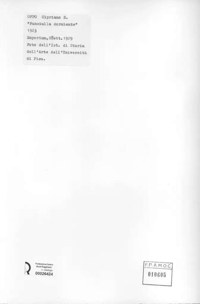 Universit&agrave; di Pisa. Dipartimento di Storia delle Arti , retro