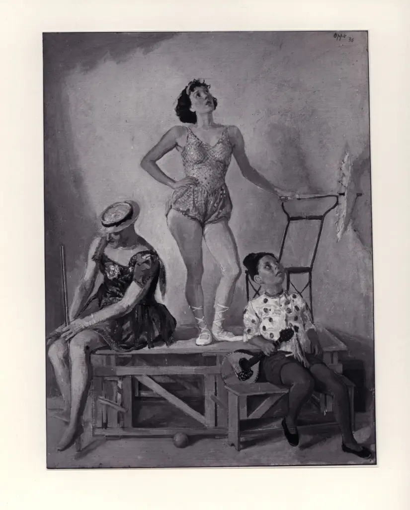 Oppo, Cipriano Efisio , I saltimbanchi