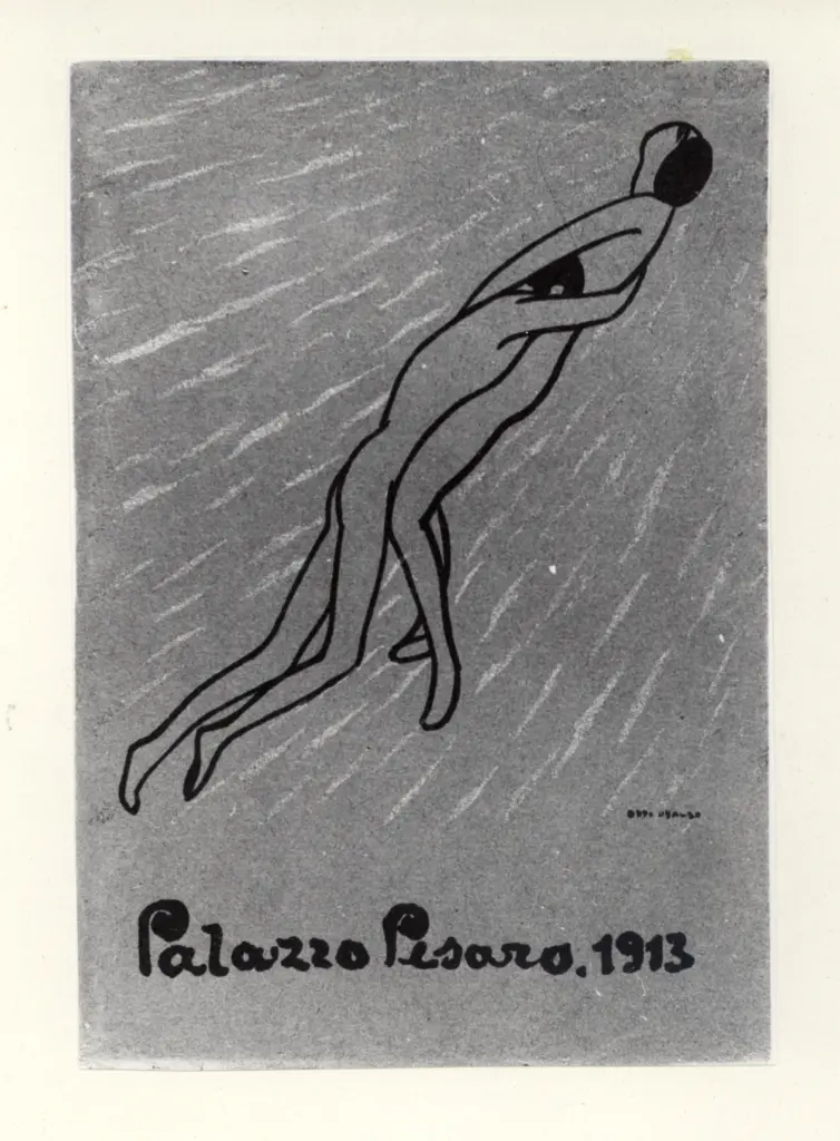 Anonimo , Oppi, Ubaldo - sec. XX - Copertina nero e argento su fondo azzurro , fronte