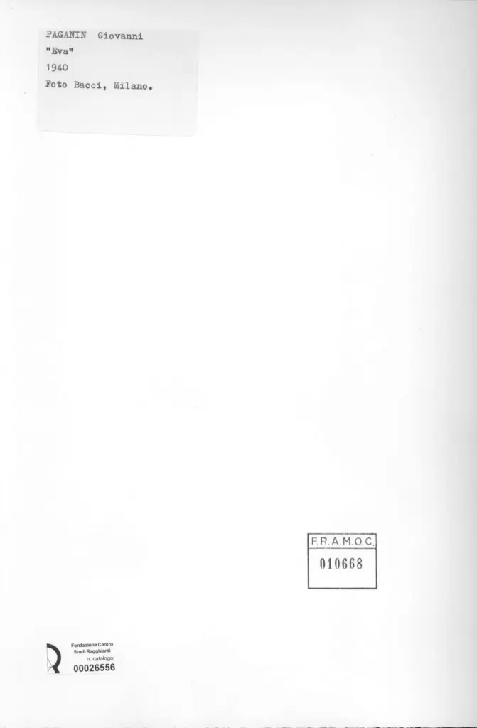 Bacci, Attilio , retro