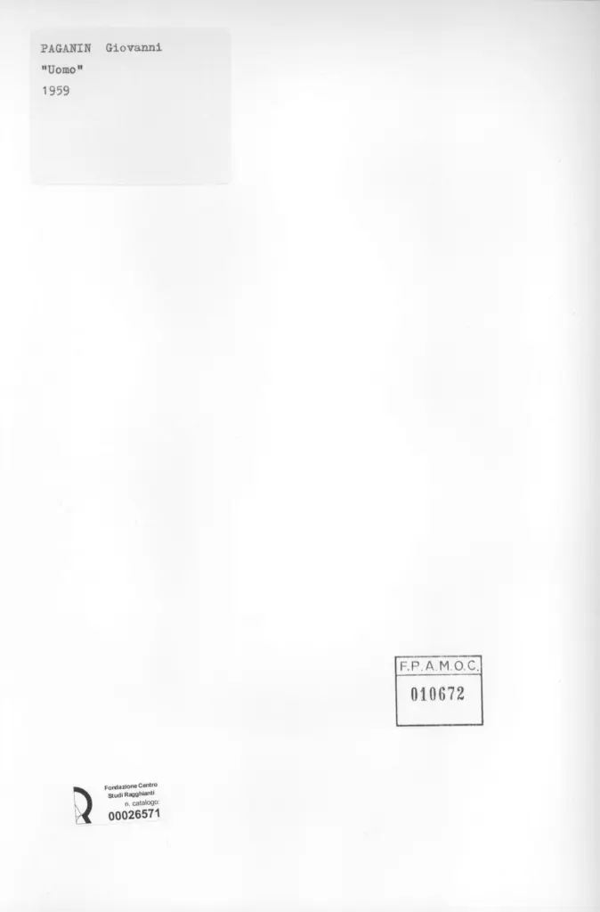 Anonimo, Anonimo , retro