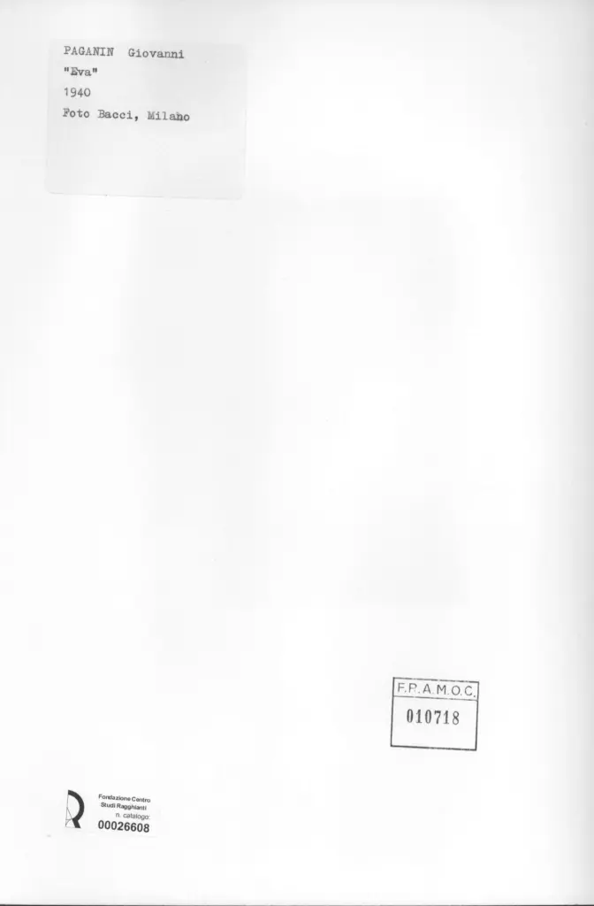 Bacci, Attilio , retro