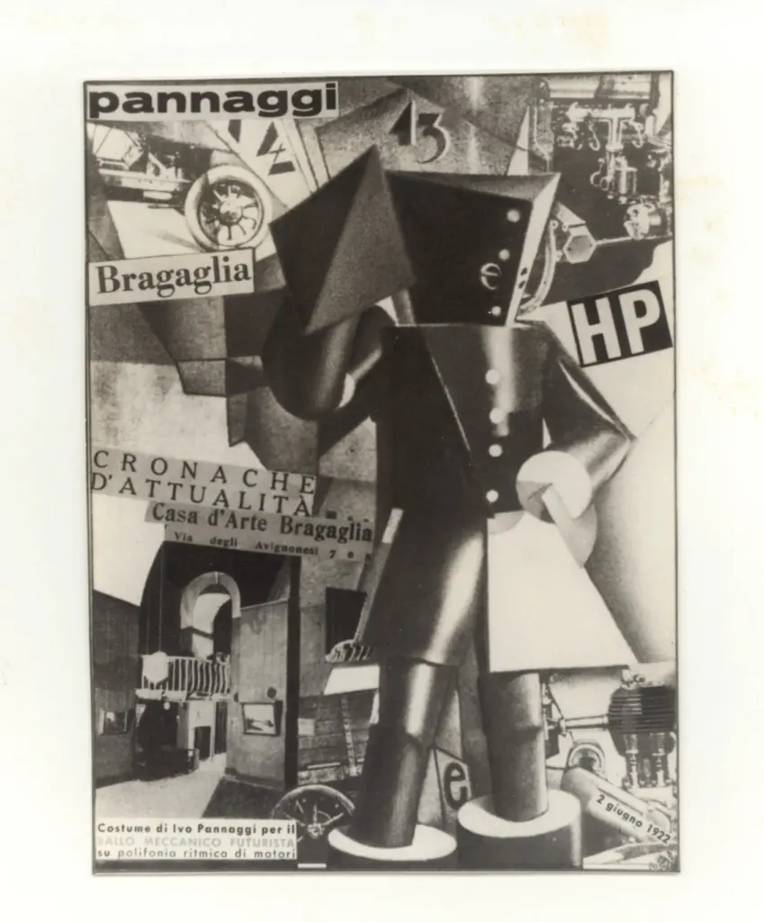 Anonimo , Pannaggi, Ivo - sec. XX - Costume del "Ballo Meccanico" futurista , fronte
