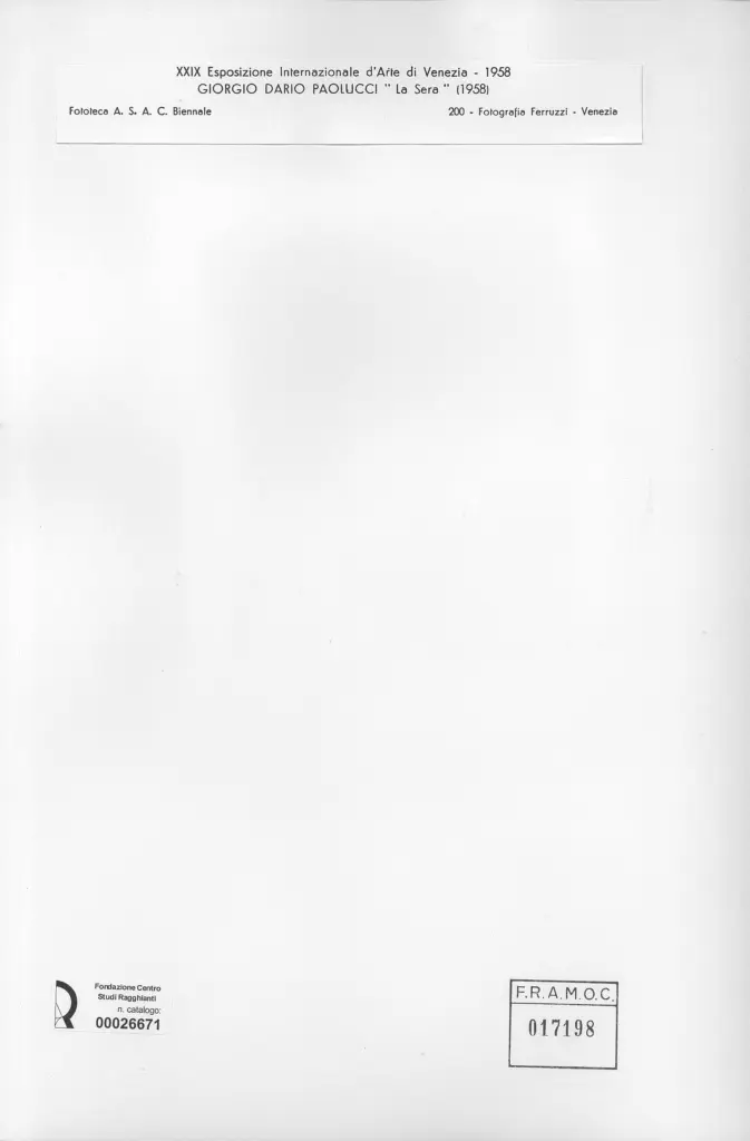 Fotografia Ferruzzi , retro