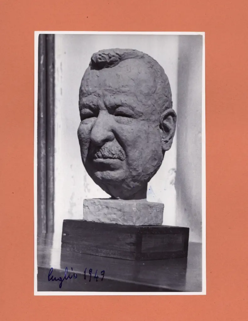 Anonimo , Parente, Alfredo - sec. XX - Testa d'uomo , fronte