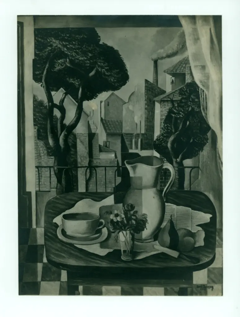 Anonimo , Paresce, Renato - sec. XX - The window at Cagnes