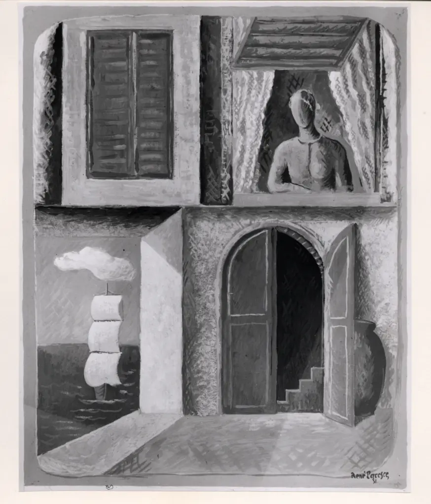 Paresce, Renato , La donna alla finestra