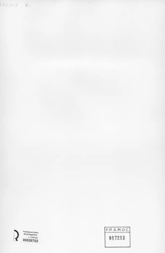 Anonimo, Anonimo , retro