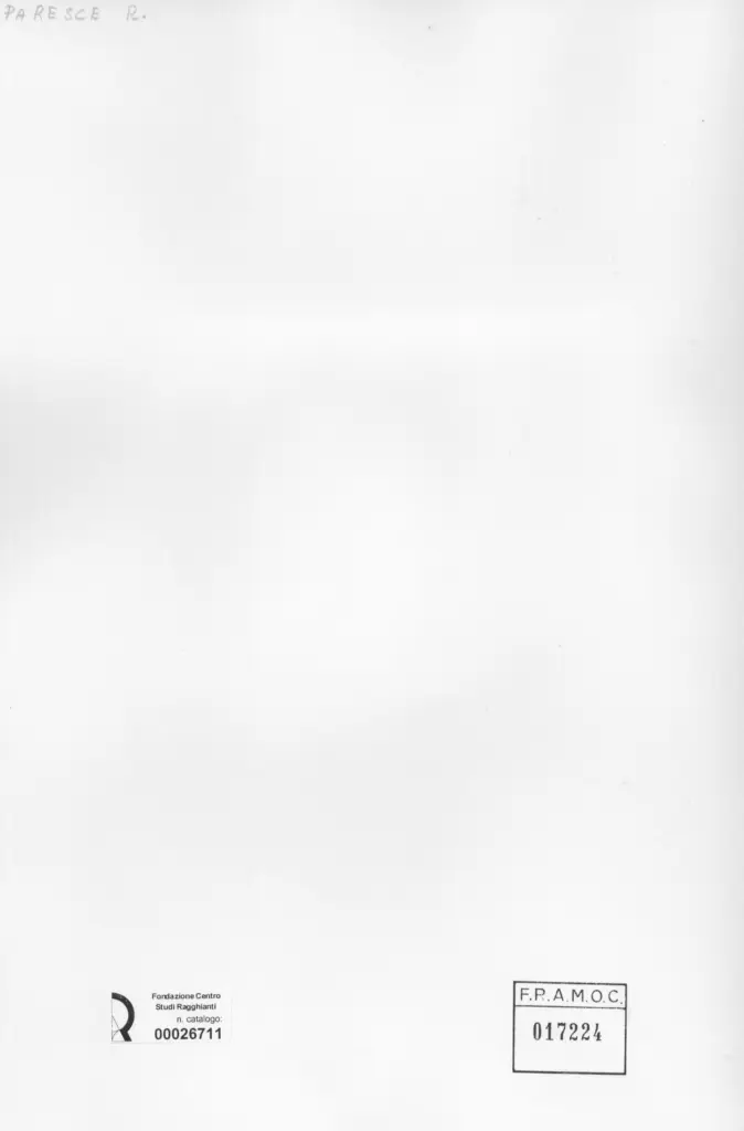 Anonimo, Anonimo , retro