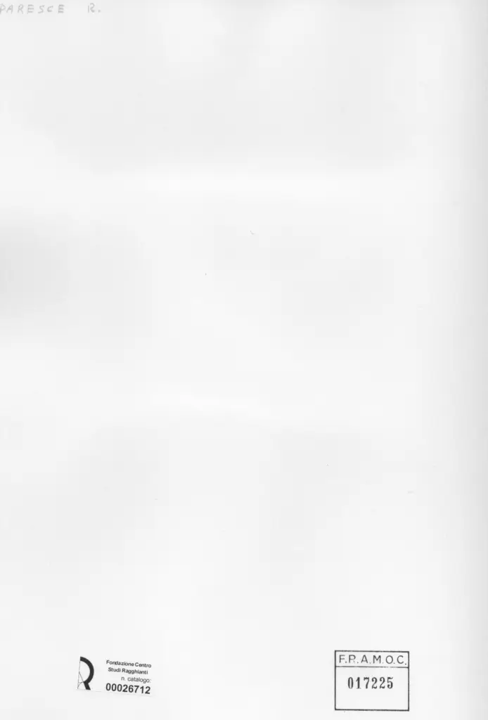 Anonimo, Anonimo , retro