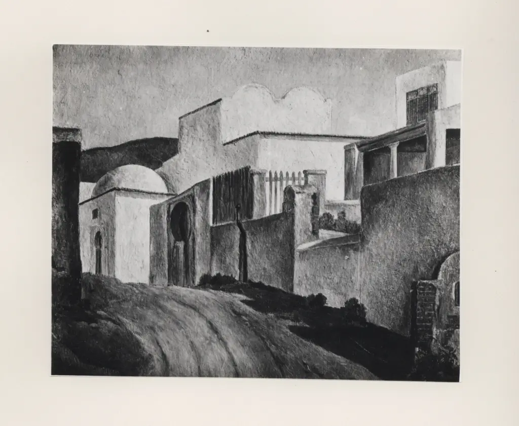 Paresce, Renato , Strada tra case