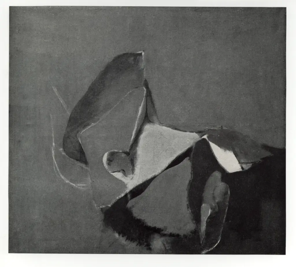 Anonimo , Parzini, Luigi - sec. XX - Forma costretta fra rossi , fronte