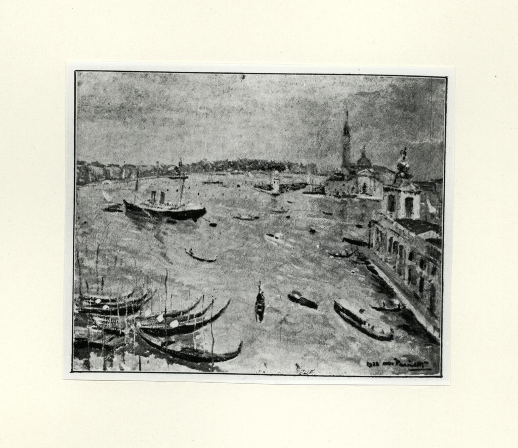 Anonimo , Pasinetti Nei, Giovanni - sec. XX - Bacino di San Marco , fronte